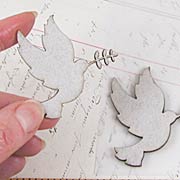 Peace Doves Chipboard Die-Cuts