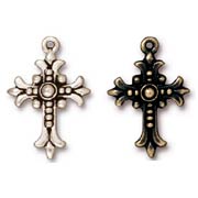 Gothic Fleur Cross Charms