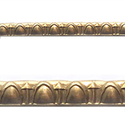 Embossed Brass Trim - Narrow Egg & Dart