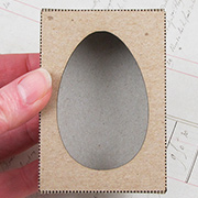 Mini Shadowbox Lid - Easter Egg
