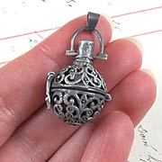 Filigree Egg Locket