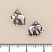 Tiny Elephant Charms
