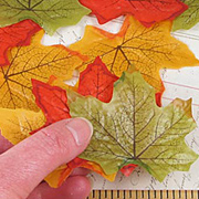 Embossed Fall Leaves