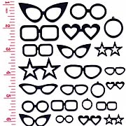 Die-Cut Eyeglasses & Monocles
