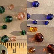 Faceted, Fire-Polished Glass Beads