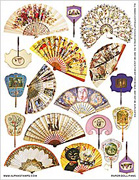 Paper Doll Fans Collage Sheet