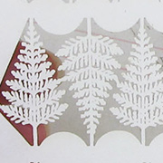 Dollhouse Laser-Cut Fern Leaves