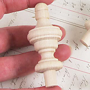 2-3/4 Inch Tall Wooden Finial