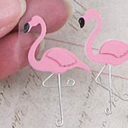 Layered Mini Flamingo Stickers*