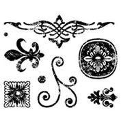Flea Market Finds Clear Stamp Set
