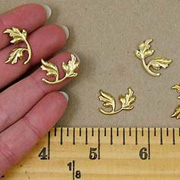 Florentine Brass Leaves
