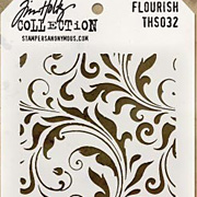 Tim Holtz Stencil - Flourish