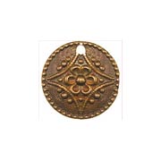 Embossed Flower Charms