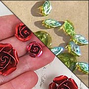 Beads - Flowers/Leaves