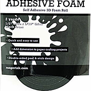 Black Adhesive Foam on Roll