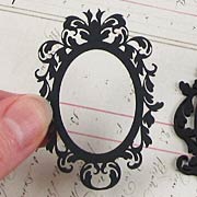 Black Mini Baroque Frames