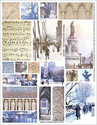 French Backgrounds - Winter