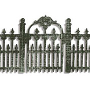 Tim Holtz Decorative Strip Die - Ironwork Gate