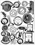 Gauges Collage Sheet
