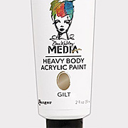 Dina Wakley Heavy Body Acrylic Paints - Gilt