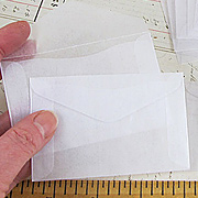 Glassine Envelopes - 2-5/16 x 3-5/8 Inches*