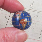 20mm Inlaid Globe Beads