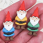 Garden Gnomes Resin Embellishments*