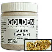 Golden - Mica Flakes - Gold