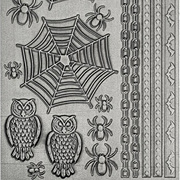 Tim Holtz Metallic Stickers - Gothic*