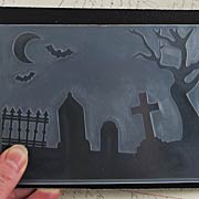 Graveyard Embossing Folder*