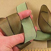1 Inch Green Iridescent Ribbon