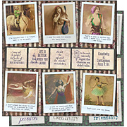 Gypsy Moments Poses & Reflections Scrapbook Paper