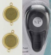 1/2 Inch Brass Pendants or Punch
