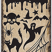 Tim Holtz Halloween Cling Foam Stamps