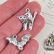 Halloween Charm Set - Silver*