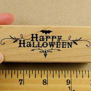 Happy Halloween w/Bat