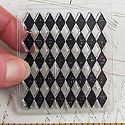 Harlequin Diamonds Clear Stamp
