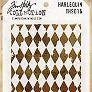 Tim Holtz Stencil - Harlequin