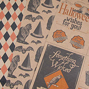 Haunted House Kraft 12x12 Paper Set