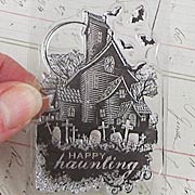 Haunted House Clear Stamp*