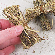 Miniature Bundles of Hay or Straw