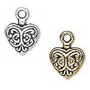 Fancy Heart Charms