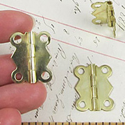 Small Brass Box Hinges