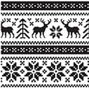 Holiday Knits Cling Stamp Set