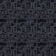 Home Decor - Black on Black Scrapbook Paper