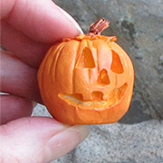 Mini Carved Jack O Lantern