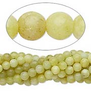 4mm Olive Jade Beads