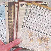 Vintage Travel Journal Pages