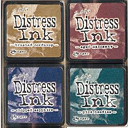 Distress Mini Ink Kit - Kit 12 - Dark Hues