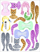 Kitty Fashion Plate